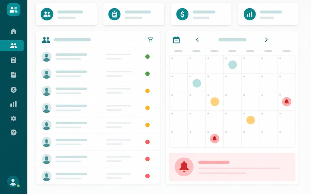Billing readiness traffic lights and My Provider calendar alerts